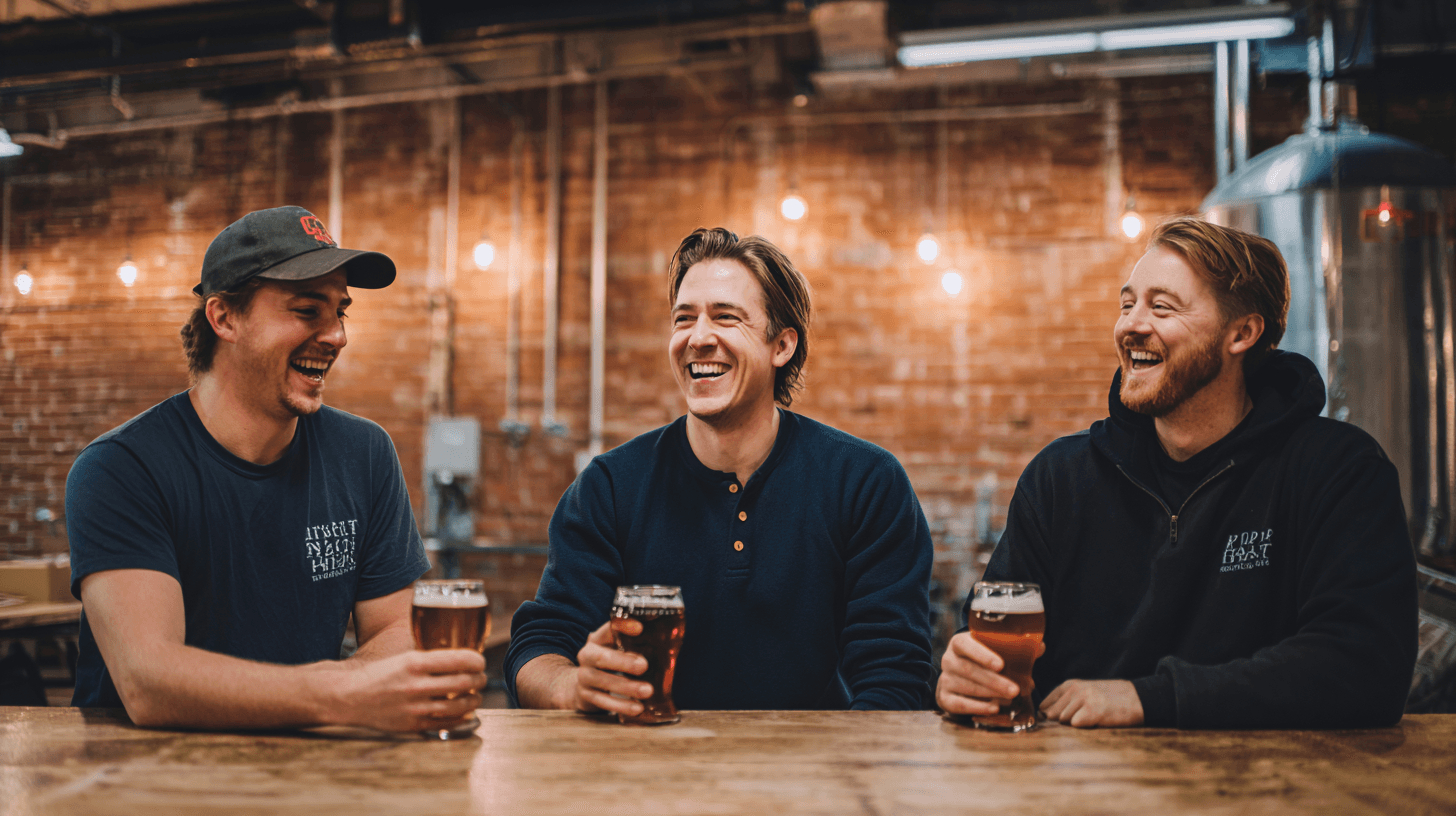 Three small-business co-owners after a long day